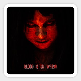 Halloween Horror Bloody Face Sticker